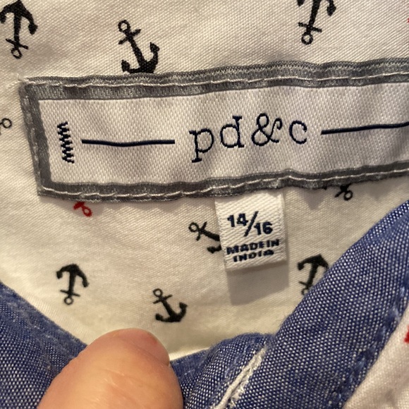 PD&C sailor junior boys dress shirt - Picture 3 of 3